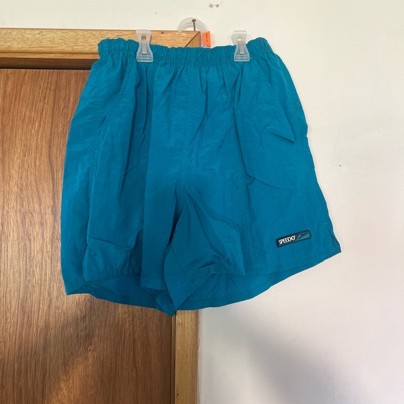 Used Speedo Men's Blue Shorts - Picture 1 of 3